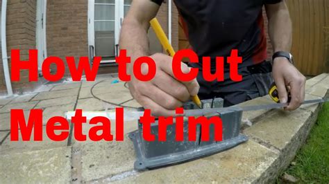 cut metal trim on house|how to cut aluminum.